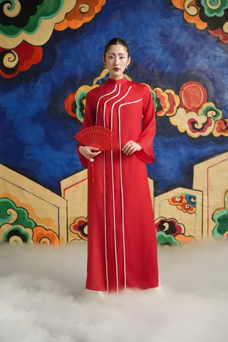 Áo dài Hồng Châu