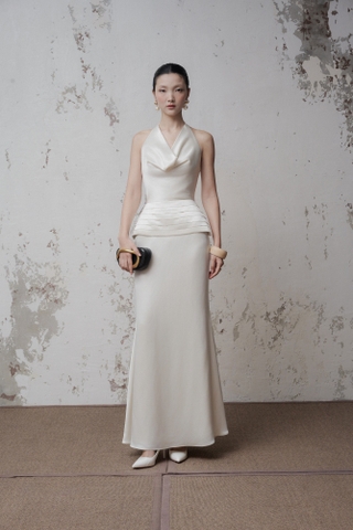 Moonlit Cowl Neck Dress