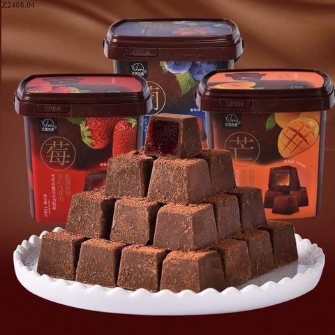 Socola đen nhân kẹo dẻo