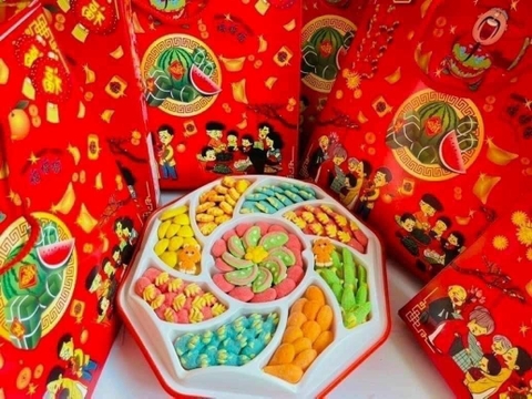 Set kẹo dẻo xuân 2023