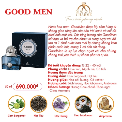 Nước hoa Good Charme GOOD MEN XANH