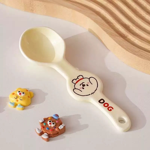 Muỗng sứ Dog 16cm