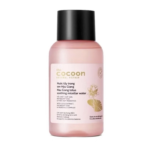 Nước tẩy trang sen Hậu Giang Cocoon 140ml