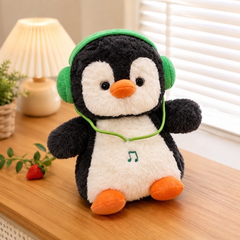 Cánh cụt đeo tai nghe 25cm