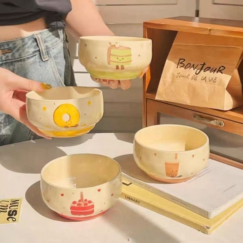 Chén 4.5in hoạ tiết bánh