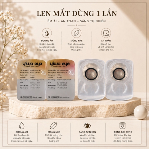 Lens mắt Maxiy Girl xài 1 lần
