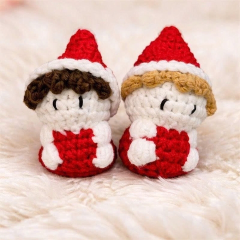 Móc khoá len doll Noel BH