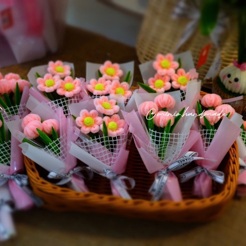 Bó hoa kẽm cúc mini