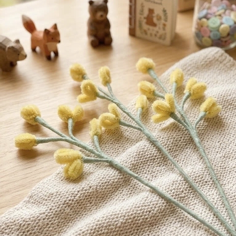 Hoa điểm 3 cánh 3 nụ