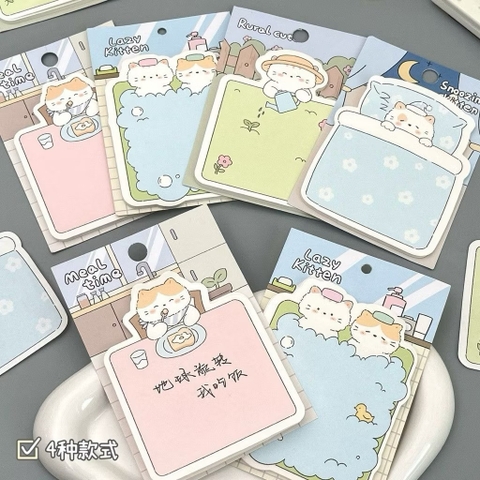 Note mèo cute Kawaii