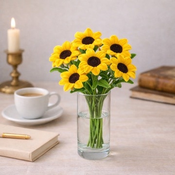 Hoa kẽm nhung hướng dương nhỏ cánh nhọn