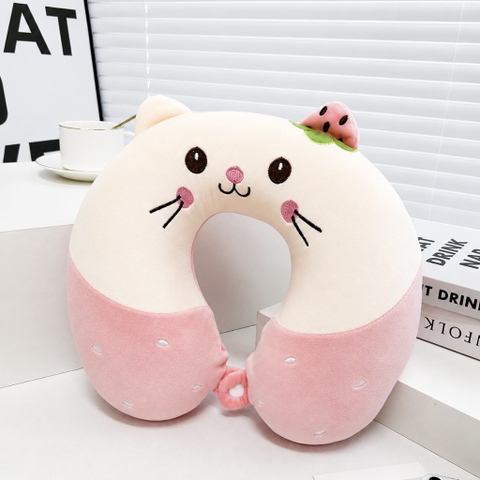 Gối cổ cao su cúc bấm