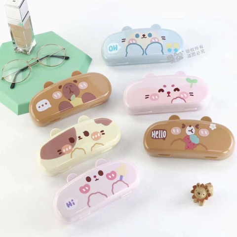 Hộp đựng mắt kính meka cứng cute