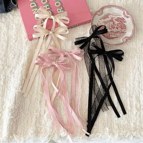 Dây cột tóc nơ ren 028 UX