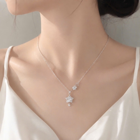 Dây chuyền xi 925 sao 052MH