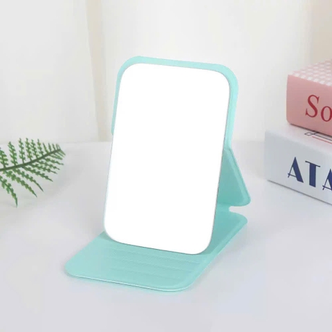 Gương gấp gọn da PU size nhỡ