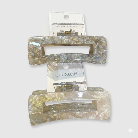 Kẹp càng cua chữ nhật vân đá 043VP