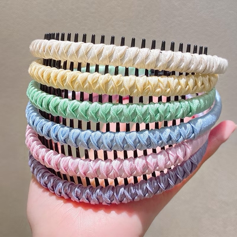 Cài tóc có xược vải pastel