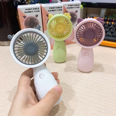 Quạt sạc gấu mix tai JL8802