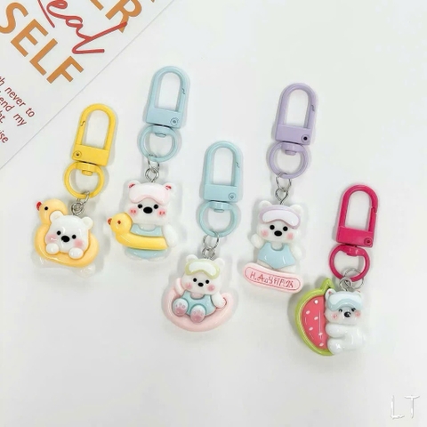 Móc khoá charm gấu