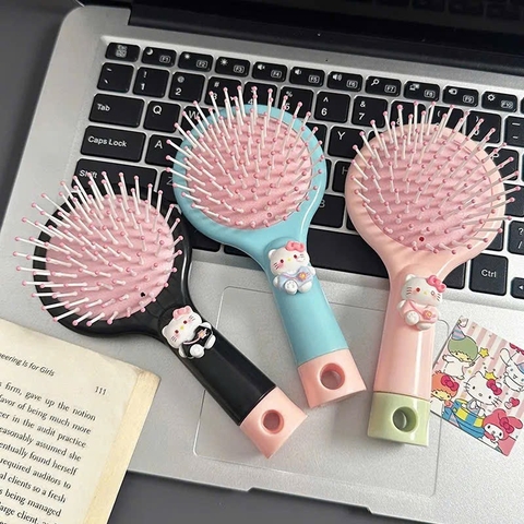 Lược gỡ rối kèm gương Hello Kitty