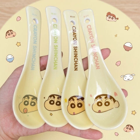 Muỗng sứ Crayon Shinchan