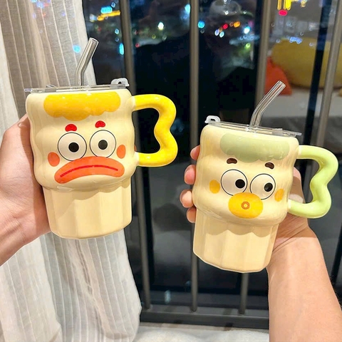 Ly cốc sứ bé môi trề LA