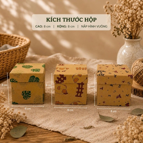 Hộp quà VC 8x8cm NT