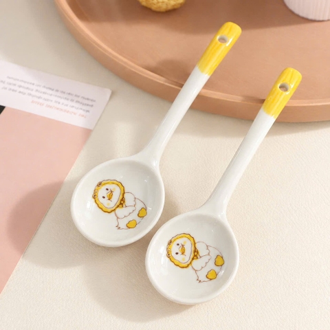 Muỗng sứ gà vàng