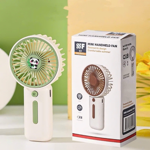 Quạt sạc USB 3 số gấu trúc Q98