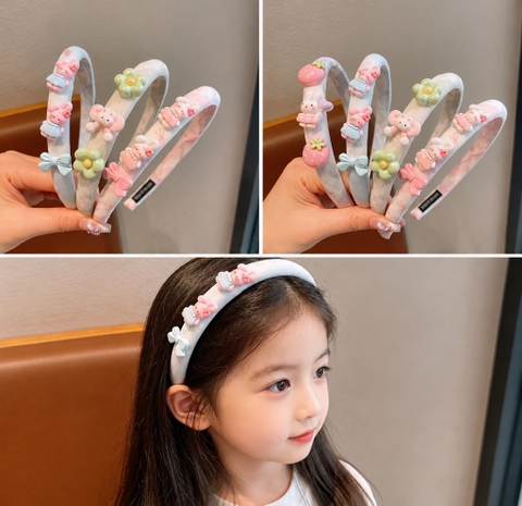 Cài tóc mấn xốp 3 charm