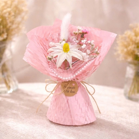 Bó hoa mini hoa cúc khô mix CL