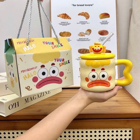 Ly cốc sứ bé môi trề thấp
