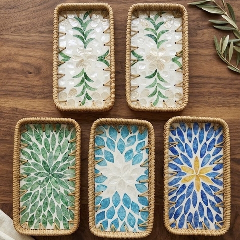Khay chữ nhật đơn SP665( 12x22cm)
