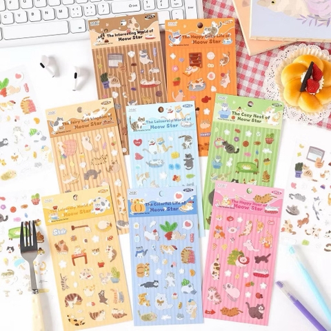 Sticker Meow Star