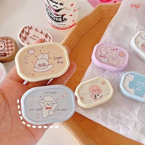Hộp đựng lens thú cute