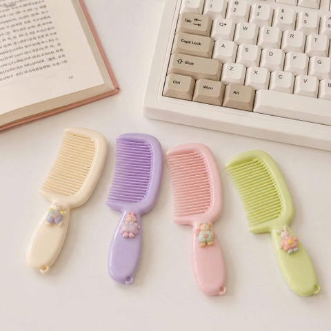 Lược màu pastel charm thú cute