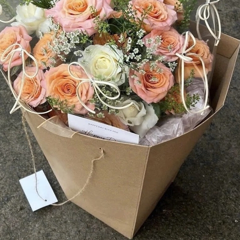 Túi kraft đựng hoa
