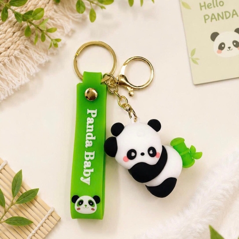Móc khoá dẻo Panda Baby