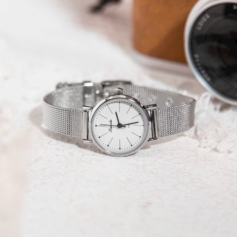 Đồng hồ Timele dây lưới nhí
