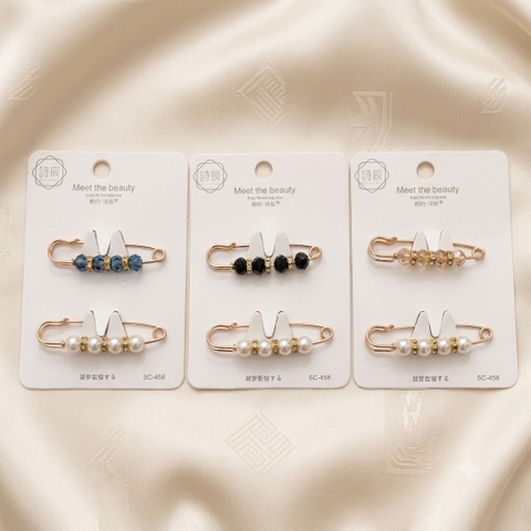 Vỉ 2 ghim cài áo quần