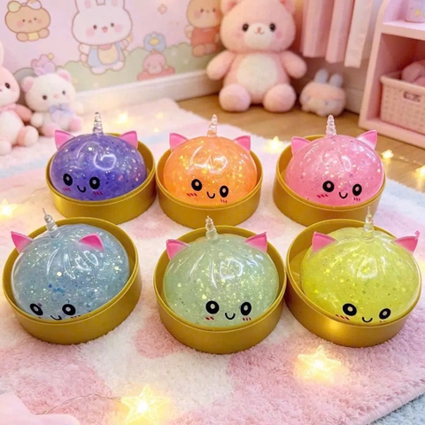Squishy bánh bao sừng