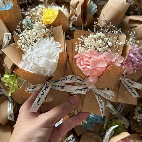 Bó hoa khô mini kraft 13cm MHL