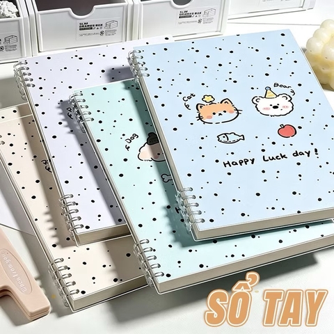 Sổ lò xo B5 kẻ ngang Kitty, Capybara