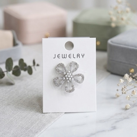 Cài áo hoa đính đá 060MH