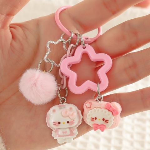 Móc khoá Kitty đôi