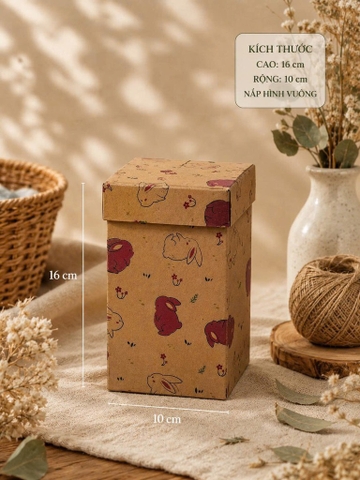 Hộp quà trụ 10x16cm NT