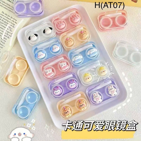 Hộp đựng lens mắt cute