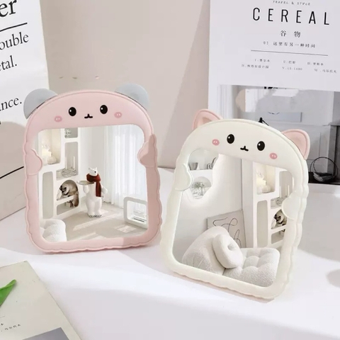 Gương gấu mèo để bàn DQ