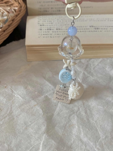 Móc khoá charm sứa M